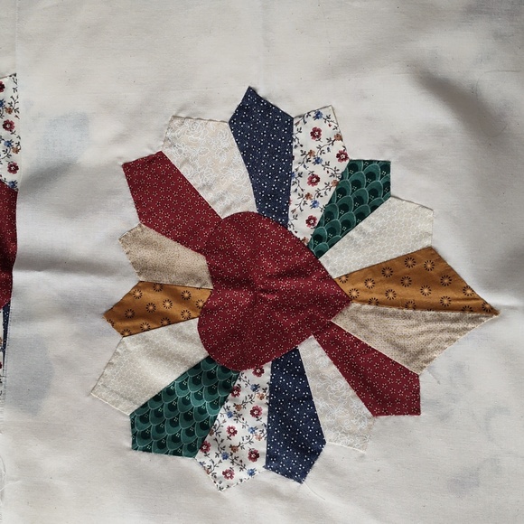 Patchwork Quilt Blocks with Heart Design - Picture 6 of 6